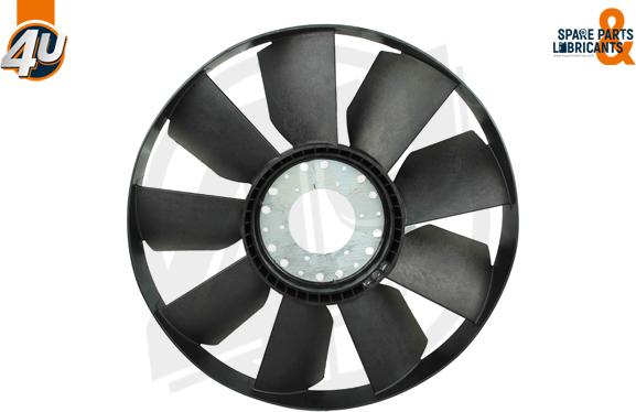 4U Autoparts 25111MN - Ventilatora darba rats, Motora dzesēšanas sistēma www.autospares.lv