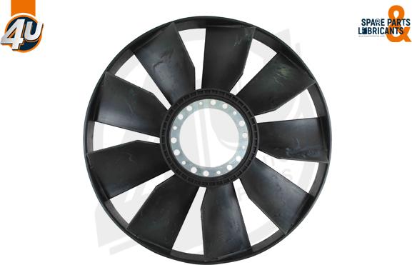 4U Autoparts 25113MN - Ventilatora darba rats, Motora dzesēšanas sistēma www.autospares.lv