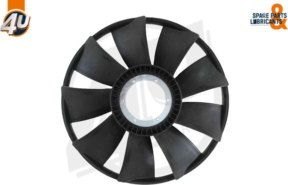 4U Autoparts 25123MN - Ventilatora darba rats, Motora dzesēšanas sistēma www.autospares.lv