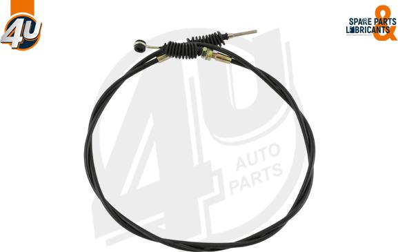 4U Autoparts 26047MN - Akseleratora trose www.autospares.lv