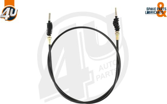 4U Autoparts 26013MN - Akseleratora trose www.autospares.lv