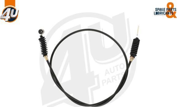 4U Autoparts 26027MN - Akseleratora trose www.autospares.lv