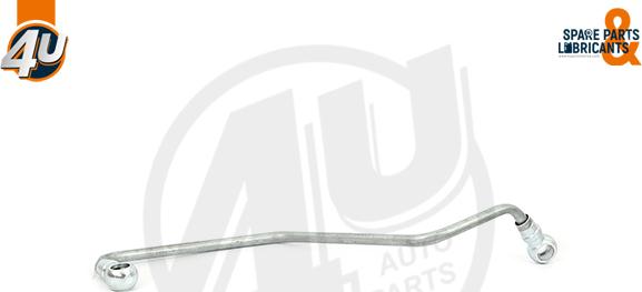 4U Autoparts 21461PU - Трубка, маслопровод компрессора www.autospares.lv