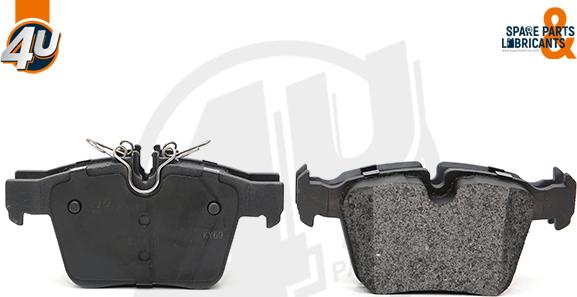 4U Autoparts 22060MR - Brake Pad Set, disc brake www.autospares.lv