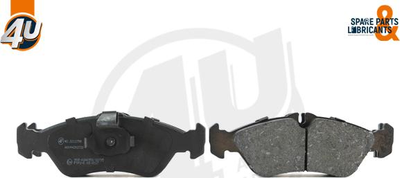 4U Autoparts 22127MR - Brake Pad Set, disc brake www.autospares.lv