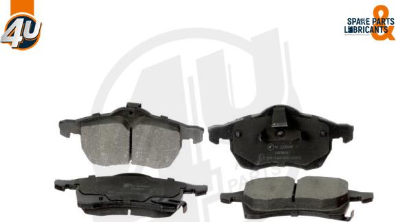 4U Autoparts 22306OP - Brake Pad Set, disc brake www.autospares.lv