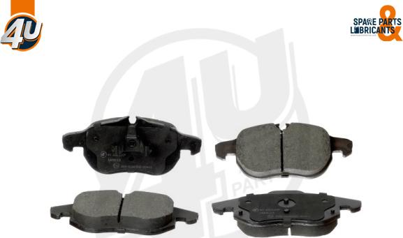 4U Autoparts 22312OP - Brake Pad Set, disc brake www.autospares.lv