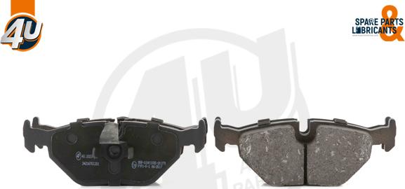 4U Autoparts 22234BW - Brake Pad Set, disc brake www.autospares.lv