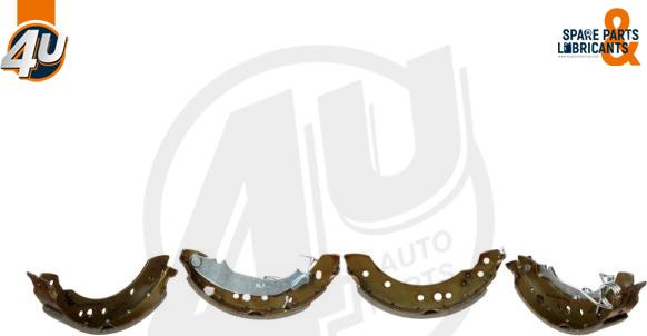 4U Autoparts 22789PU - Brake Shoe Set www.autospares.lv