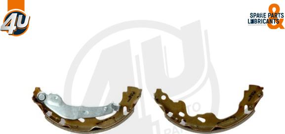 4U Autoparts 22787PU - Bremžu loku komplekts www.autospares.lv