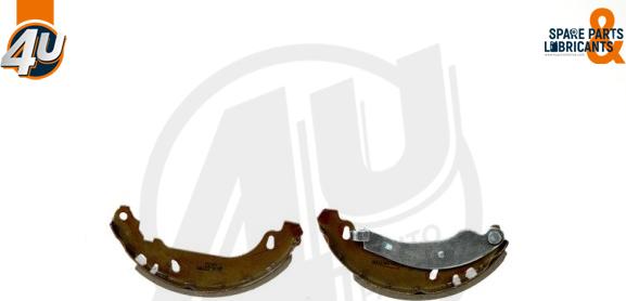 4U Autoparts 22779PU - Bremžu loku komplekts www.autospares.lv