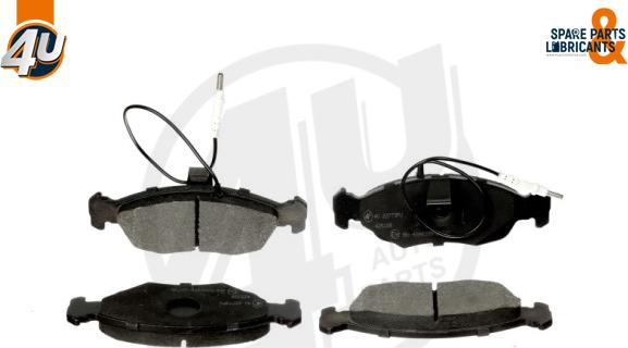 4U Autoparts 22773PU - Brake Pad Set, disc brake www.autospares.lv