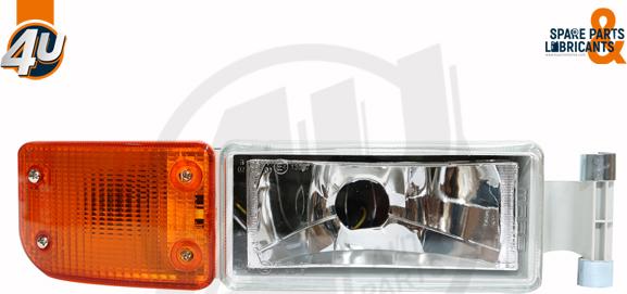 4U Autoparts 27550MN - Miglas lukturis www.autospares.lv