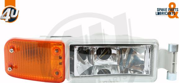 4U Autoparts 27551MN - Miglas lukturis www.autospares.lv