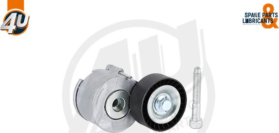 4U Autoparts 72511PU - Натяжитель, поликлиновый ремень www.autospares.lv