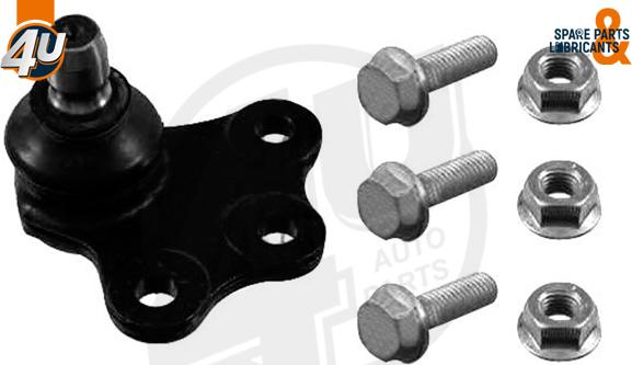 4U Autoparts B67146 - Balst / Virzošais šarnīrs www.autospares.lv