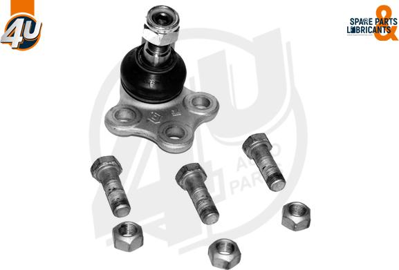 4U Autoparts B09786 - Balst / Virzošais šarnīrs autospares.lv