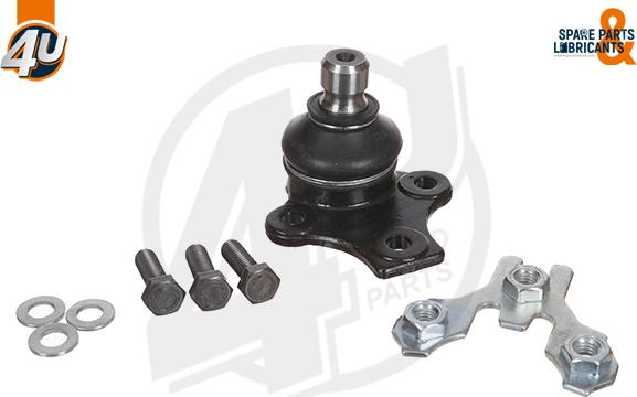 4U Autoparts B13447 - Balst / Virzošais šarnīrs autospares.lv