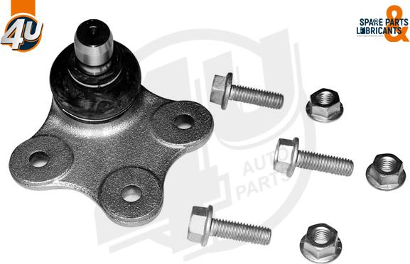 4U Autoparts B85684 - Шаровая опора, несущий / направляющий шарнир www.autospares.lv