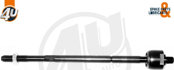 4U Autoparts E47061 - Aksiālais šarnīrs, Stūres šķērsstiepnis www.autospares.lv