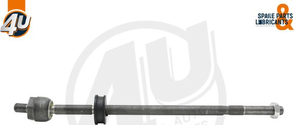 4U Autoparts E09917 - Aksiālais šarnīrs, Stūres šķērsstiepnis www.autospares.lv