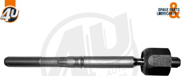 4U Autoparts E11281 - Aksiālais šarnīrs, Stūres šķērsstiepnis www.autospares.lv