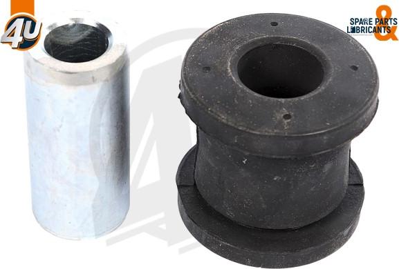 4U Autoparts P49897 - Сайлентблок, рычаг подвески колеса www.autospares.lv