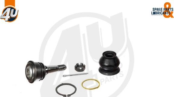 4U Autoparts P76879 - Сайлентблок, рычаг подвески колеса www.autospares.lv