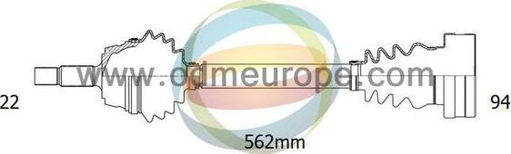 4X4 ESTANFI EST-18-211200 - Drive Shaft www.autospares.lv