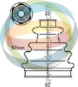 4X4 ESTANFI EST-21-990422 - Пыльник, приводной вал www.autospares.lv