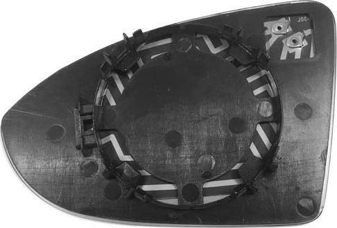 ABAKUS 4060G04 - Spoguļstikls, Ārējais atpakaļskata spogulis www.autospares.lv