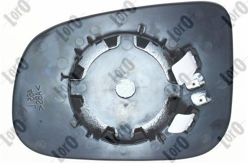 ABAKUS 4125G02 - Spoguļstikls, Ārējais atpakaļskata spogulis www.autospares.lv