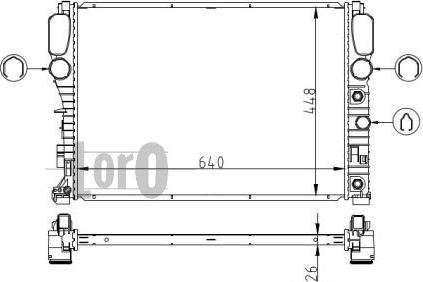 ABAKUS 054-017-0033 - Radiators, Motora dzesēšanas sistēma www.autospares.lv