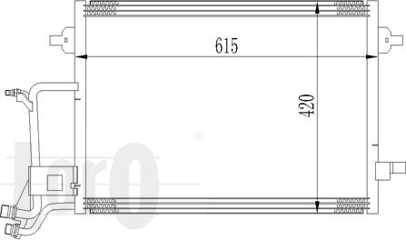 ABAKUS 053-016-0013 - Kondensators, Gaisa kond. sistēma www.autospares.lv