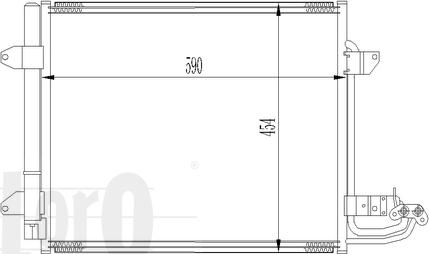 ABAKUS 053-016-0017 - Kondensators, Gaisa kond. sistēma www.autospares.lv