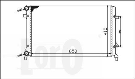 ABAKUS 053-017-0018 - Radiators, Motora dzesēšanas sistēma www.autospares.lv