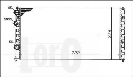 ABAKUS 053-017-0032 - Radiators, Motora dzesēšanas sistēma www.autospares.lv