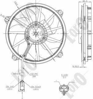 ABAKUS 009-014-0004 - Ventilators, Motora dzesēšanas sistēma www.autospares.lv