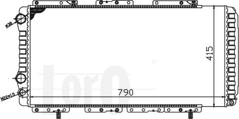 ABAKUS 009-017-0006 - Radiators, Motora dzesēšanas sistēma www.autospares.lv