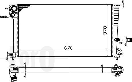 ABAKUS 009-017-0028-1 - Radiators, Motora dzesēšanas sistēma www.autospares.lv