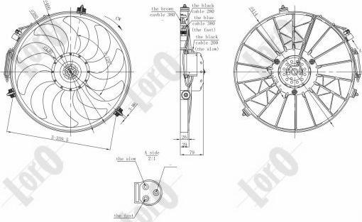 ABAKUS 004-014-0002 - Ventilators, Motora dzesēšanas sistēma www.autospares.lv