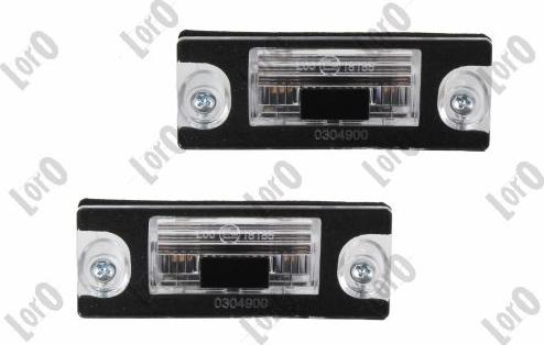 ABAKUS 00304905LED - Numurzīmes apgaismojuma lukturis www.autospares.lv