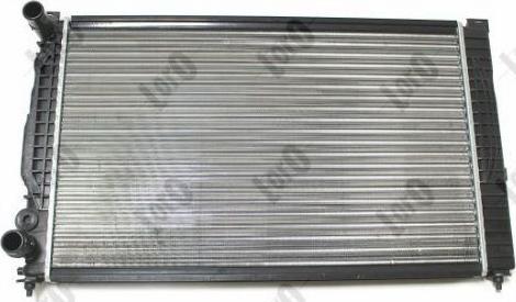 ABAKUS 003-017-0019 - Radiators, Motora dzesēšanas sistēma www.autospares.lv