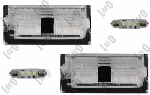 ABAKUS 00307905LED - Numurzīmes apgaismojuma lukturis www.autospares.lv