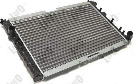 ABAKUS 002-017-0001 - Radiators, Motora dzesēšanas sistēma www.autospares.lv