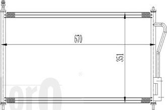 ABAKUS 017-016-0007 - Kondensators, Gaisa kond. sistēma www.autospares.lv