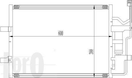 ABAKUS 030-016-0010 - Kondensators, Gaisa kond. sistēma www.autospares.lv