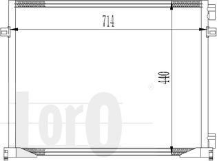 ABAKUS 037-016-0033 - Kondensators, Gaisa kond. sistēma www.autospares.lv