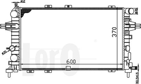 ABAKUS 037-017-0047-B - Radiators, Motora dzesēšanas sistēma www.autospares.lv