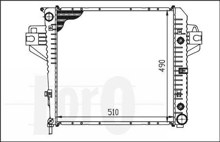 ABAKUS 023-017-0005-B - Radiators, Motora dzesēšanas sistēma www.autospares.lv